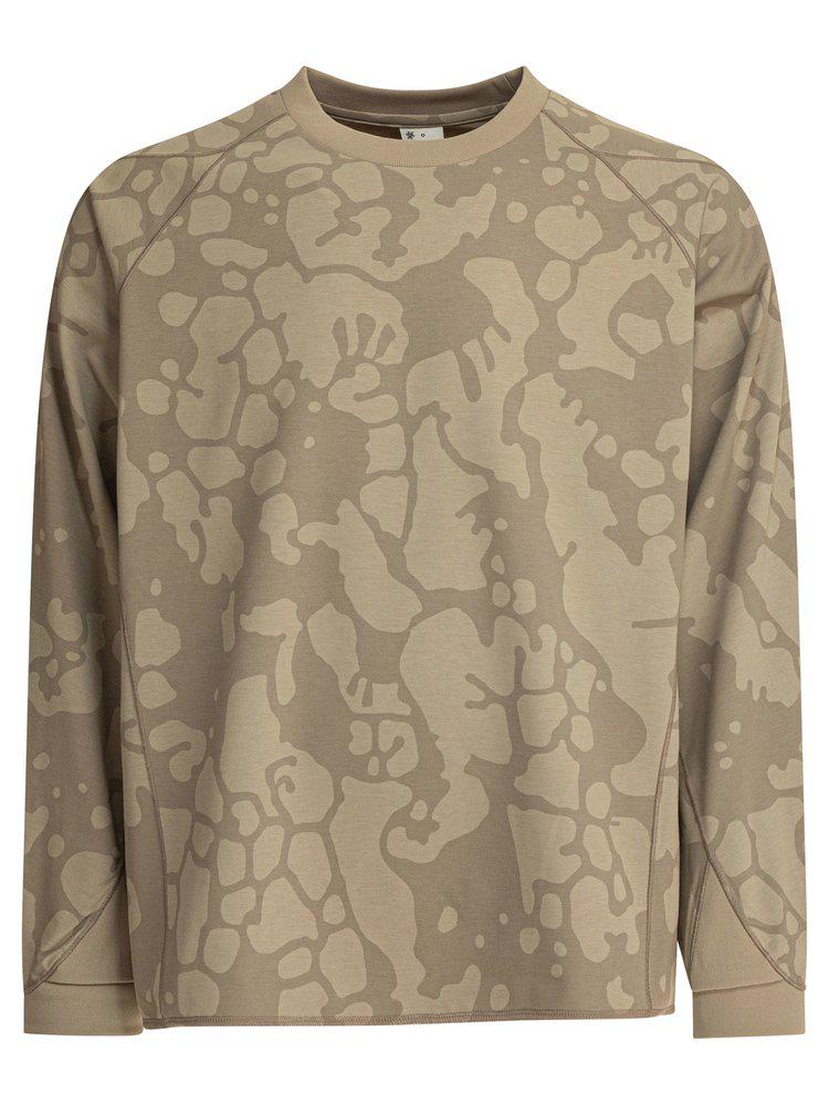 Goldwin Goldwin Patterned Crew Neck Sweater