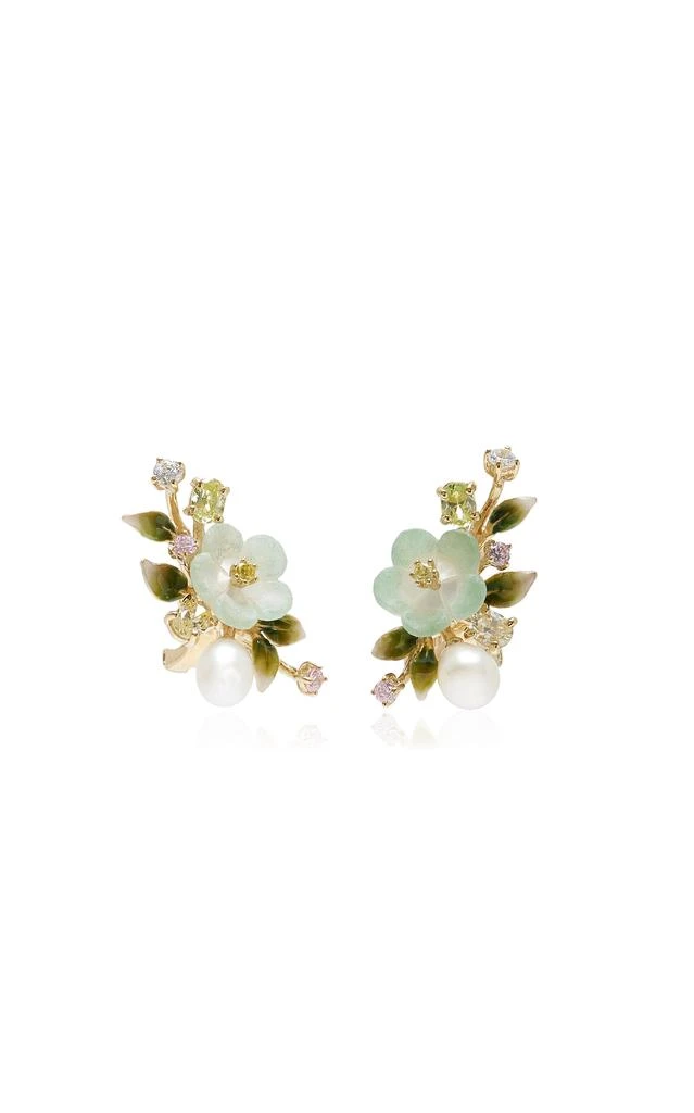 Anabela Chan Anabela Chan - Citrus Primrose Vine Earrings - Multi - OS - Moda Operandi - Gifts For Her 1