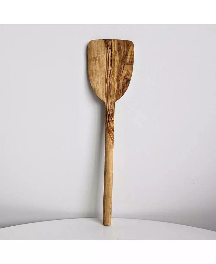 Gharyan Stoneware Olive Wood Pancake Spatula