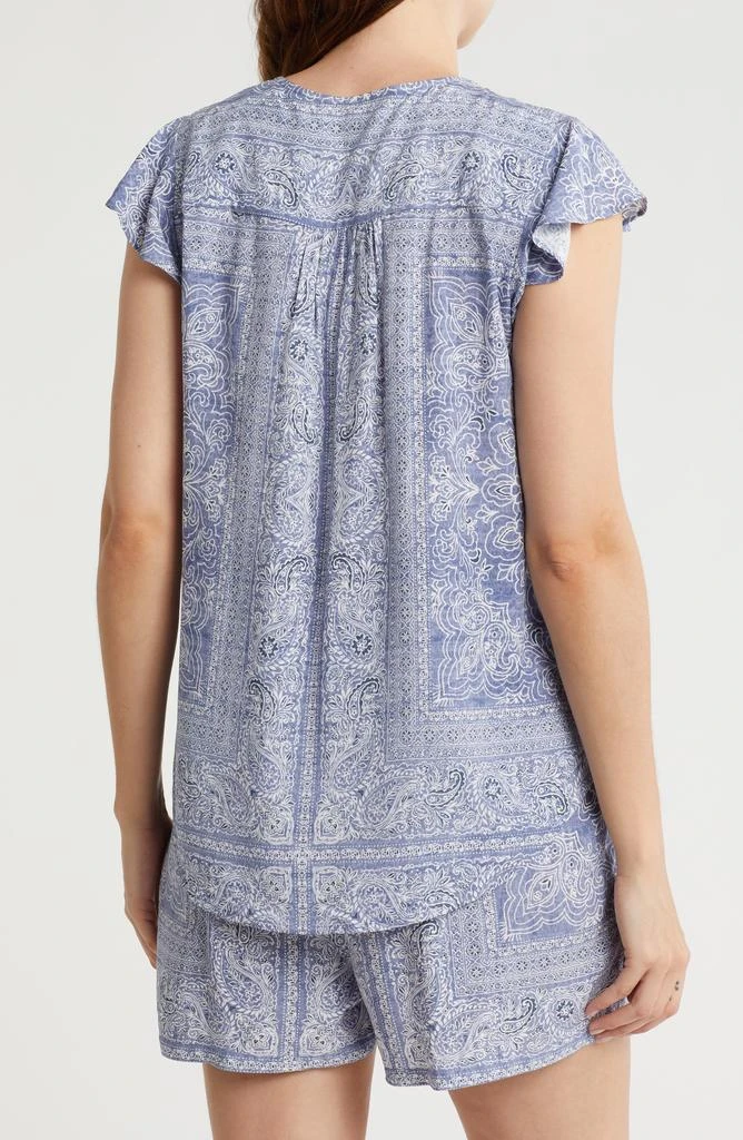 DR2 by Daniel Rainn Flutter Sleeve Front Button Top 2