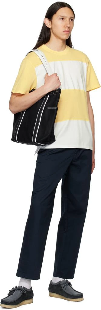 Noah Yellow & White Stripe T-Shirt 4