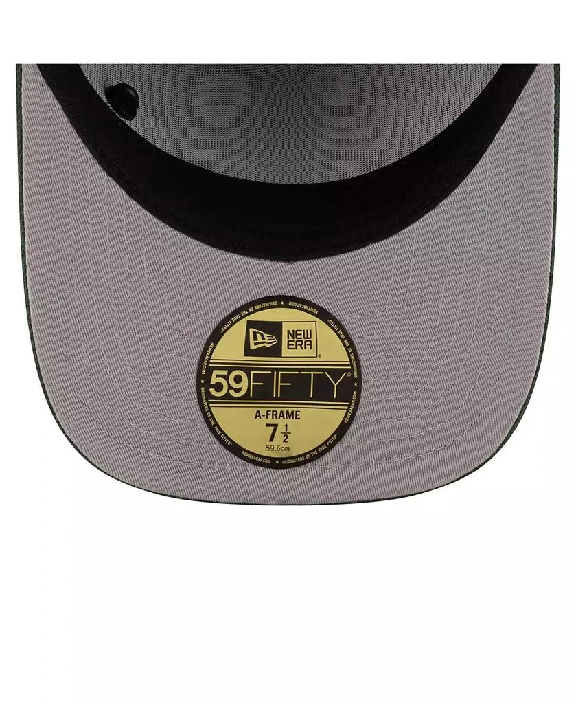 New Era Men's Black/Green Green Bay Packers 2025 NFL Draft On Stage A-Frame 59FIFTY Fitted Hat 2