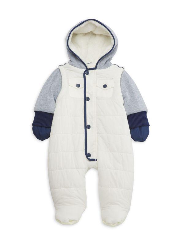 Urban Republic Baby Boy's Mixed-Media Snowsuit