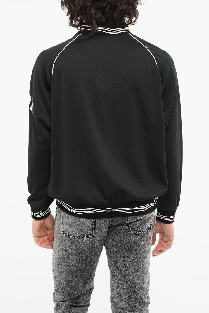 424 Jersey Zip-up Sweatshirt with Logo Print