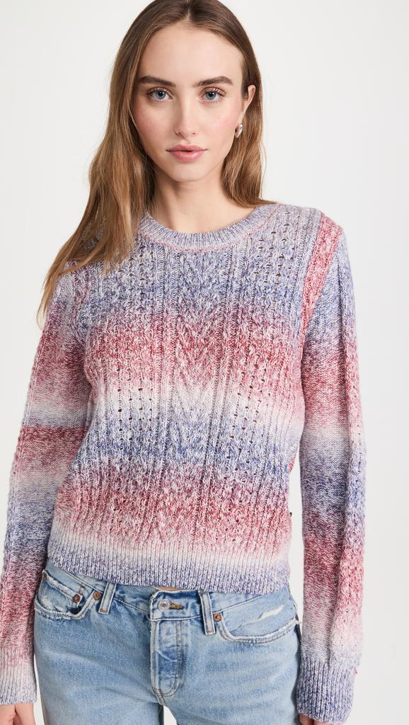 Scotch  Soda Space Dye Crew Neck Pullover