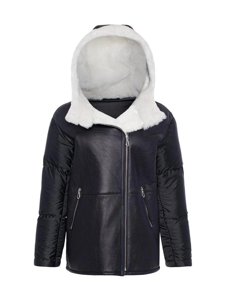 WOLFIE FURS Made For Generations™ Shearling Puffer Moto Jacket 3