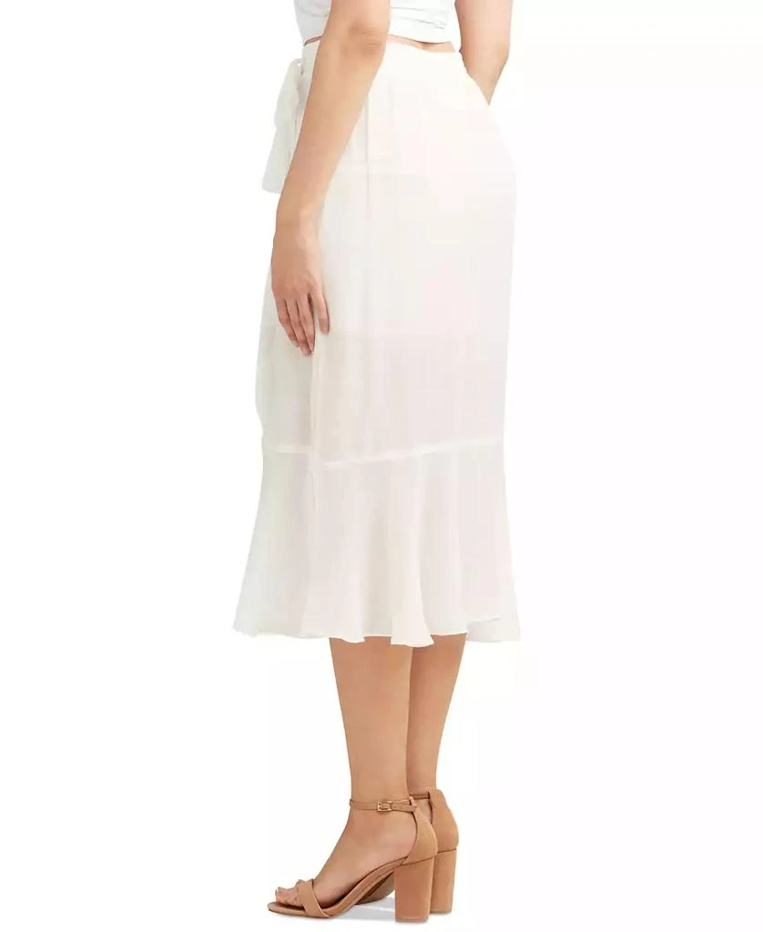 BCX Juniors' Gauzy Side-Tie Tulip-Hem Skirt 2