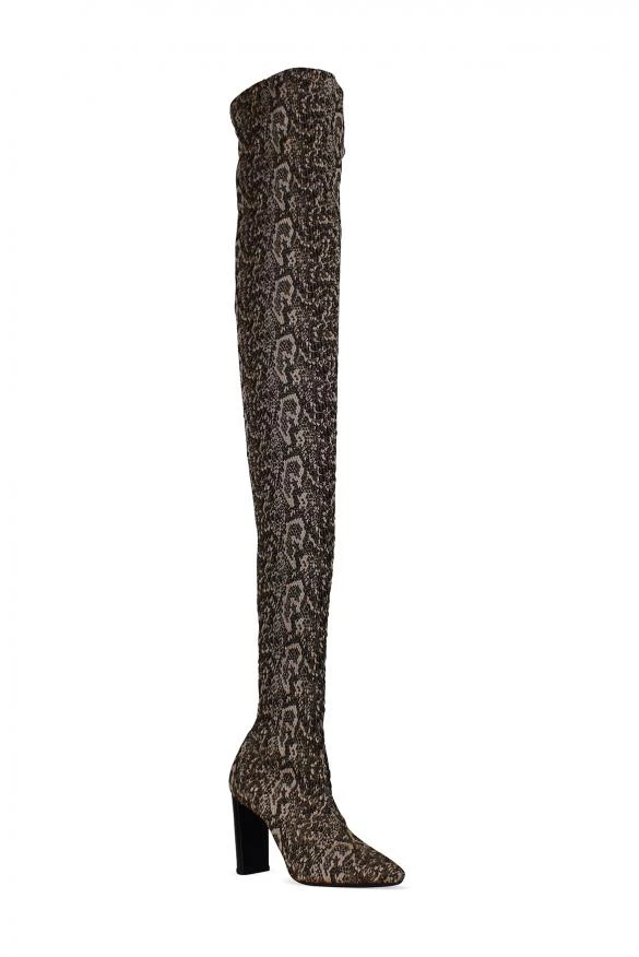 Yves Saint Laurent Moon thigh-high boots 2
