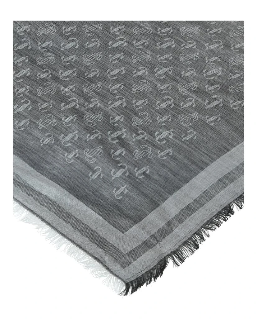 Jimmy Choo Logo Wool Blend Scarf 2