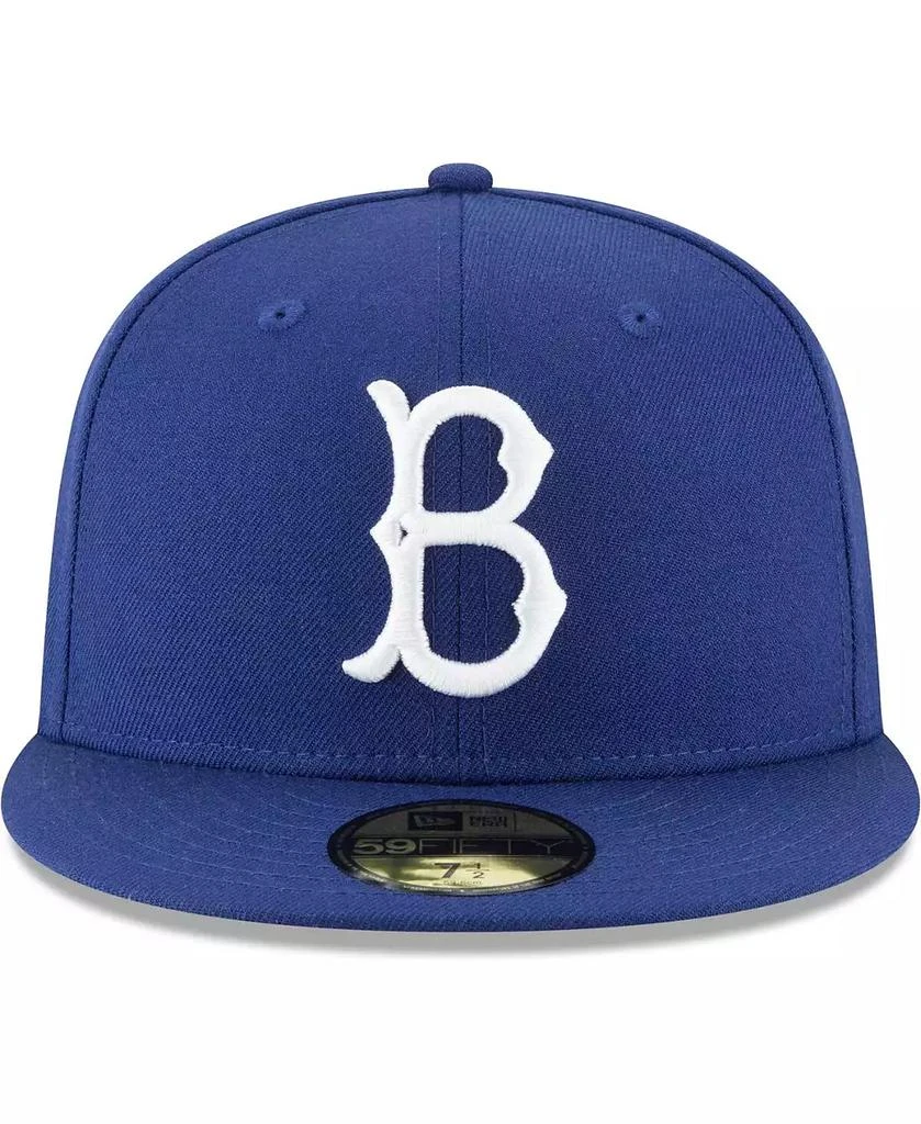 New Era Men's Royal Brooklyn Dodgers Cooperstown Collection Wool 59fifty Fitted Hat 4