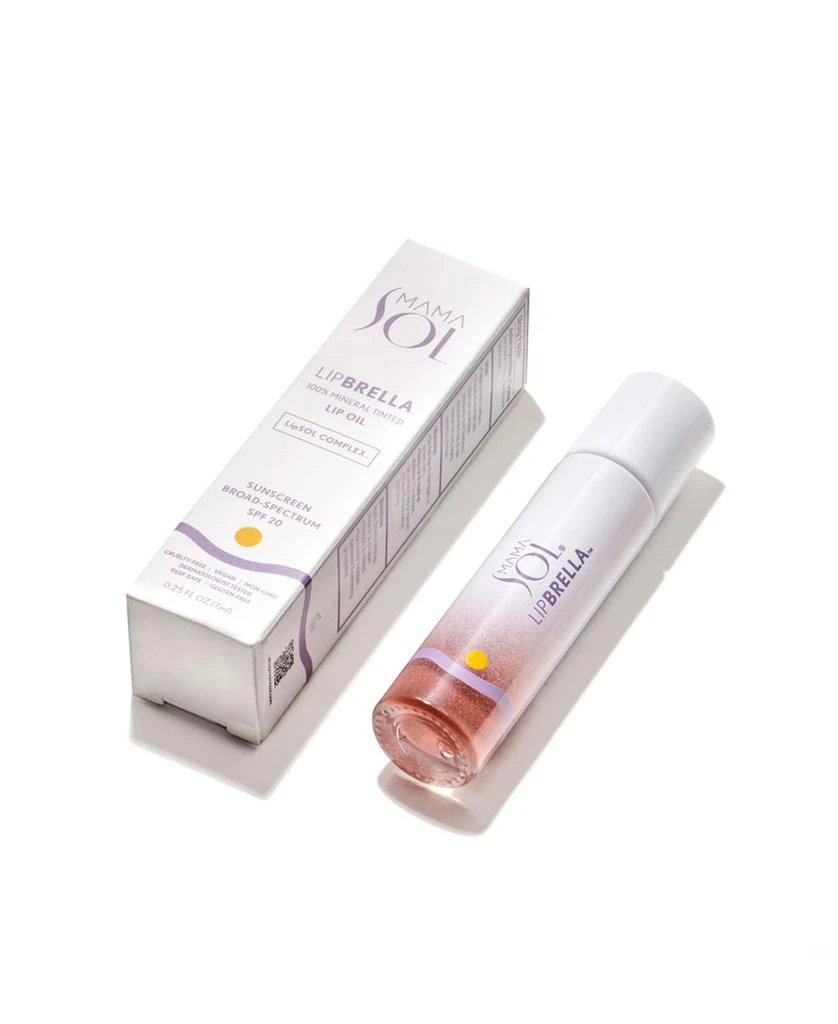 Mama Sol LIPBRELLA™ 100% Mineral Tinted Lip Oil SPF 20 3
