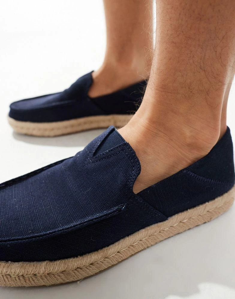 TOMS Toms Alonso slip on shoe in navy 2