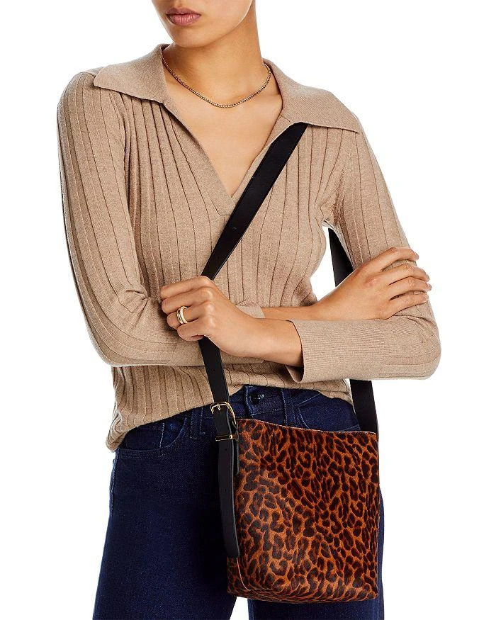 Madewell Essentials Leopard Print Calf Hair Tote 2