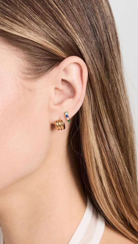 AGMES Mini Triple Ridge Hoops 2