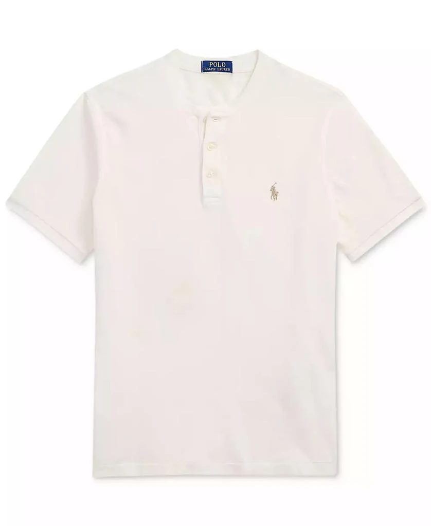 Ralph Lauren Men's Cotton Piqué Henley Shirt 5