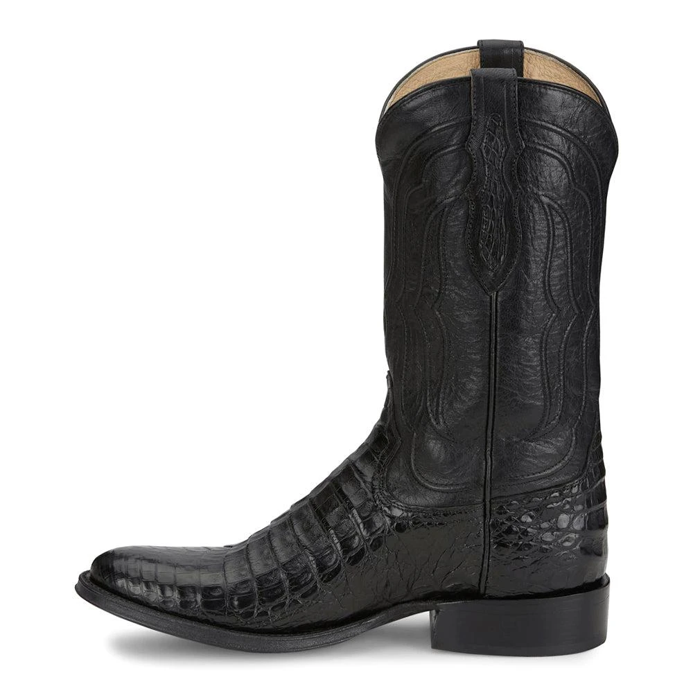 Tony Lama Tremaine 12 Inch Caiman Round Toe Cowboy Boots 3