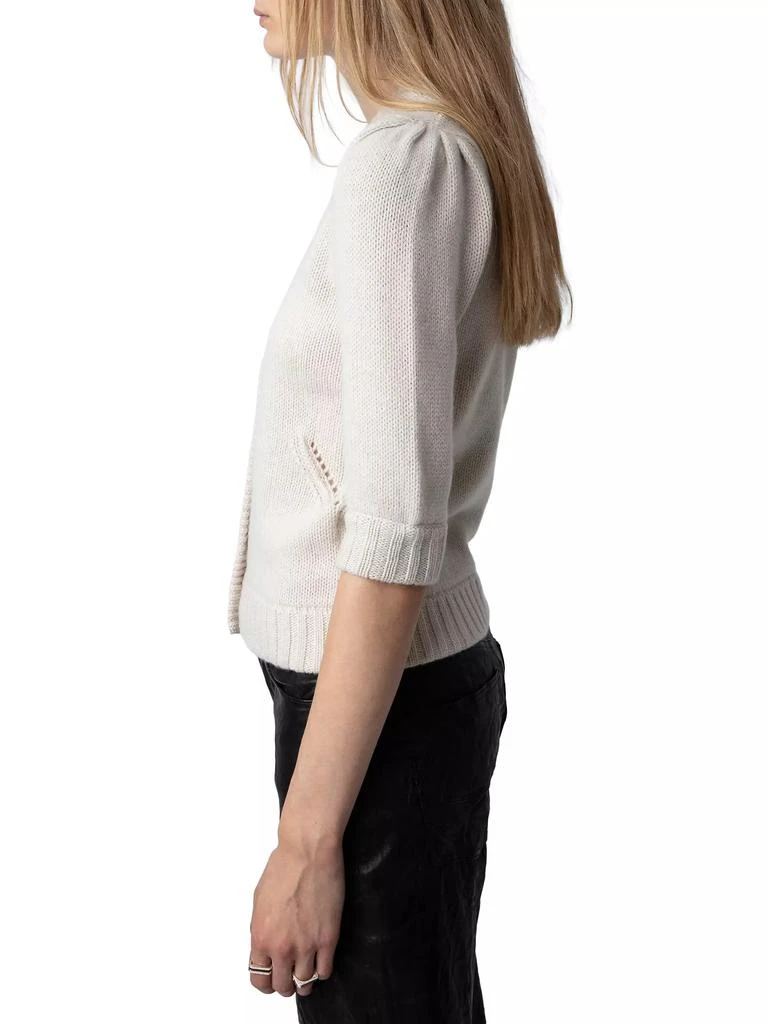 ZADIG & VOLTAIRE Cashmere Star-Button Cardigan 4