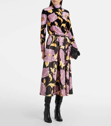 LA DOUBLE J Floral turtleneck top 2