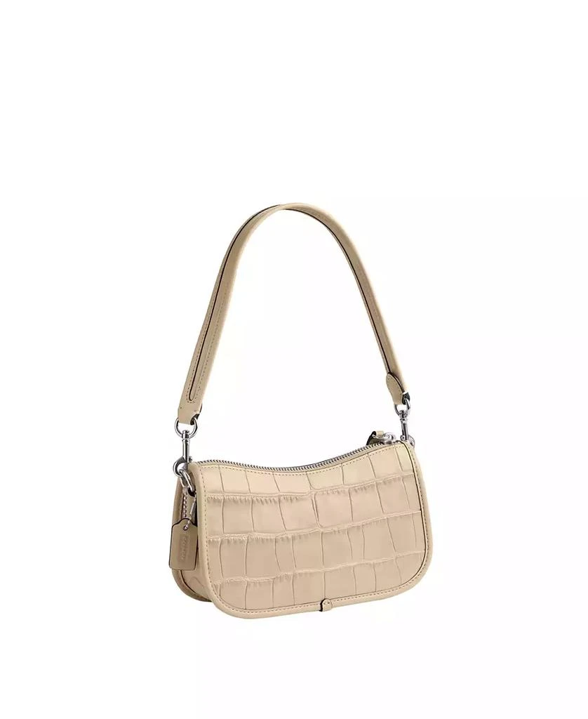 COACH Embossed Croc Leather Swinger 20 Shoulder Bag 2