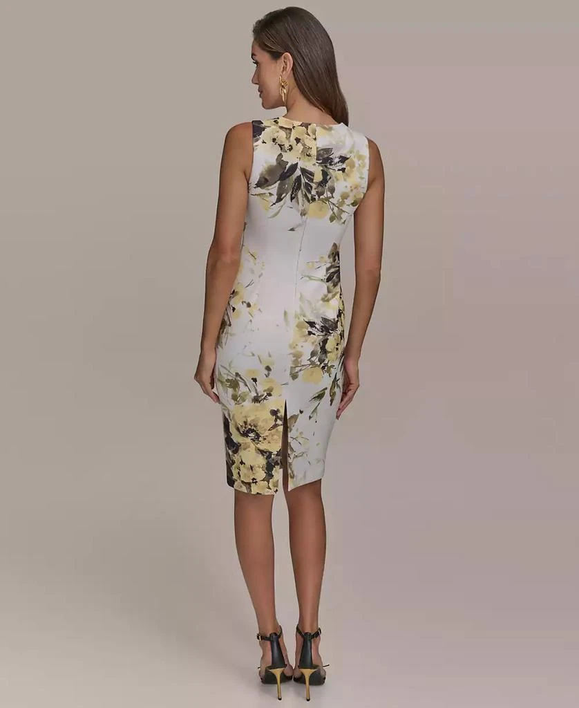 Donna Karan Women's Floral-Print Sheath Dress 7