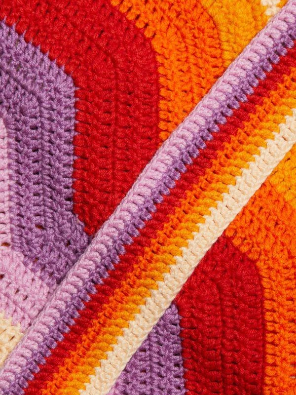 Farm Rio Striped Crochet Dress 5