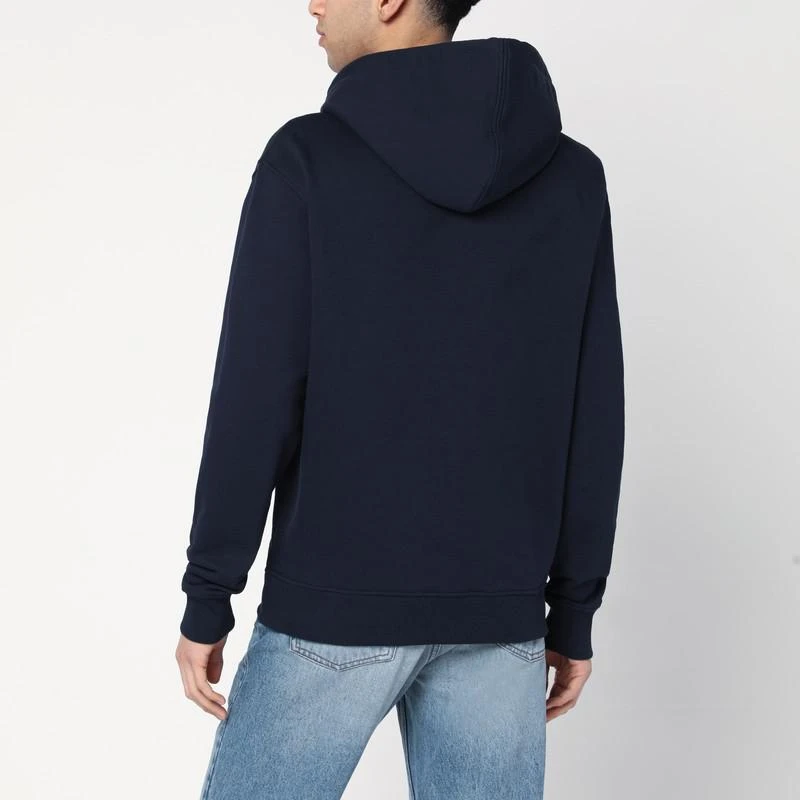 AMI Ami De Coeur zip-up sweatshirt midnight blue 3