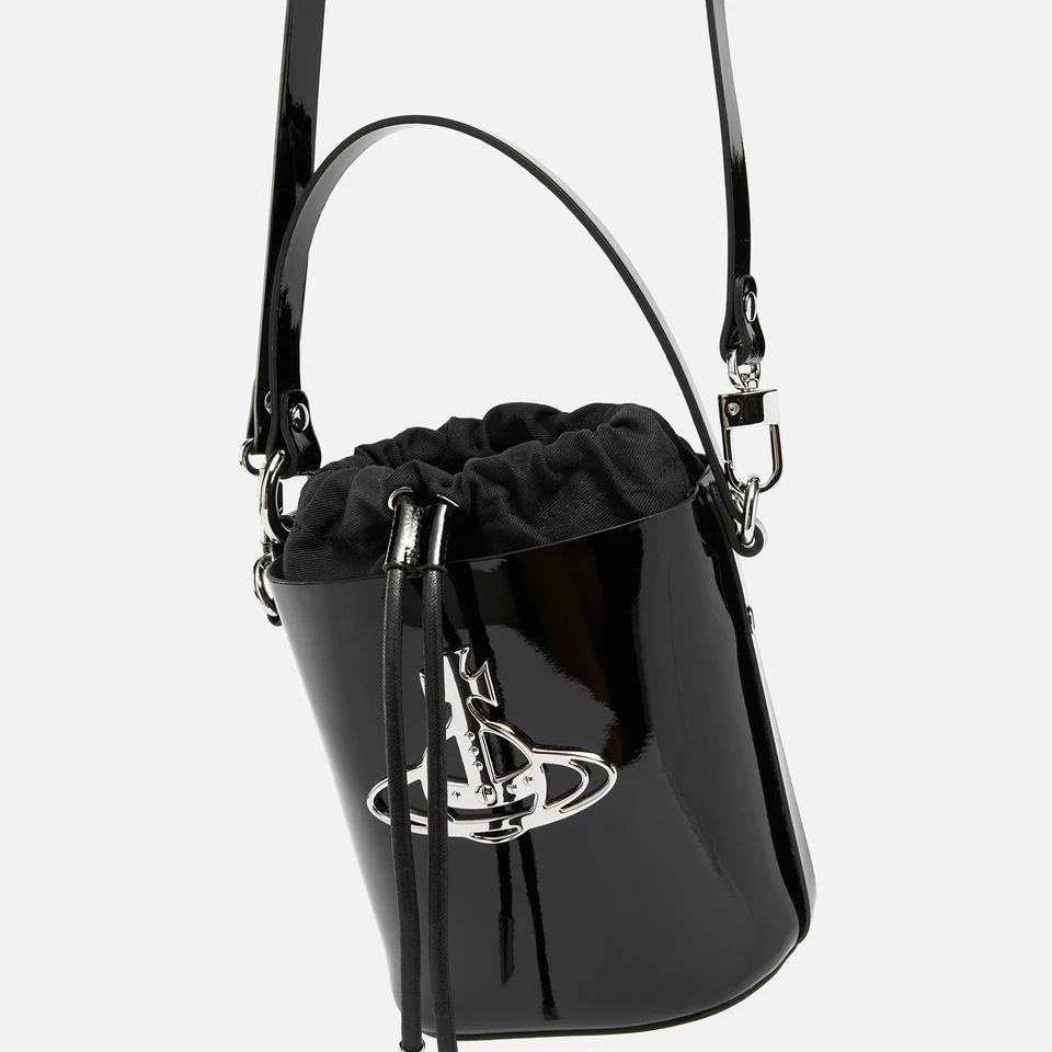 Vivienne Westwood Vivienne Westwood Daisy Patent-Leather Bucket Bag 5