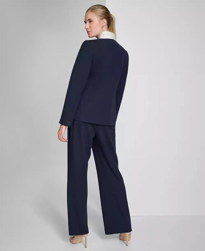 Tommy Hilfiger Women's Contrast Stand-Collar Blazer 6