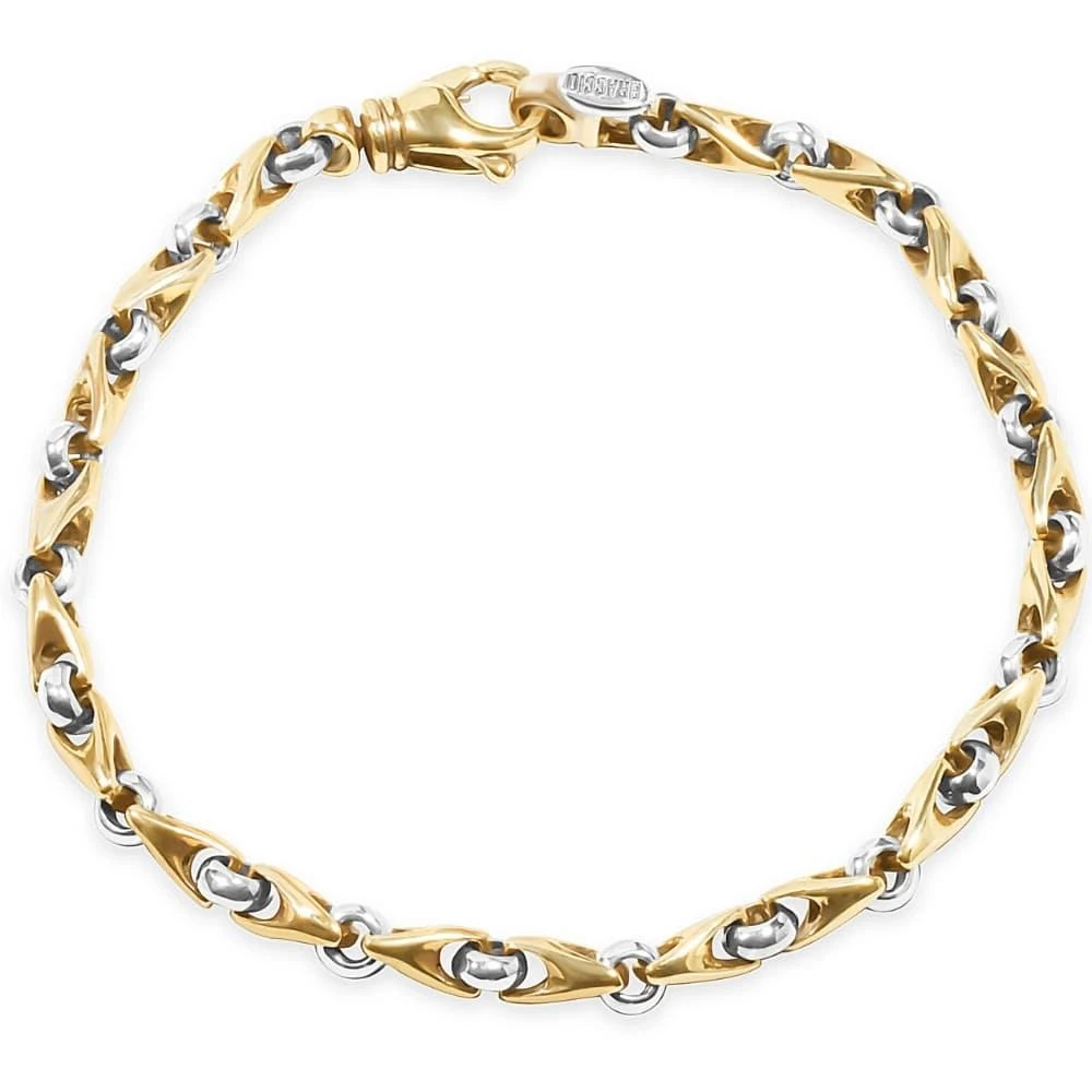 Pompeii3 Men
s Seed 
Rolo Link 14k Gold (22gram) or Platinum (35gram) 5mm Bracelet 8.5"