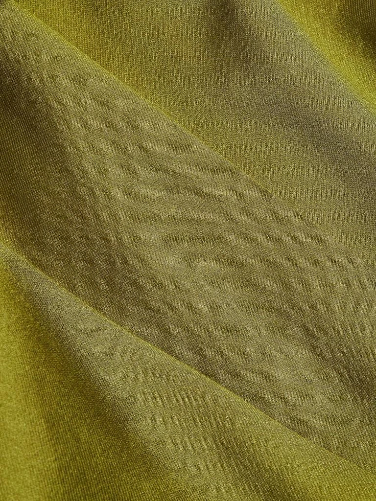 MARCHESA Mikado One-Shoulder Cape Dress 5