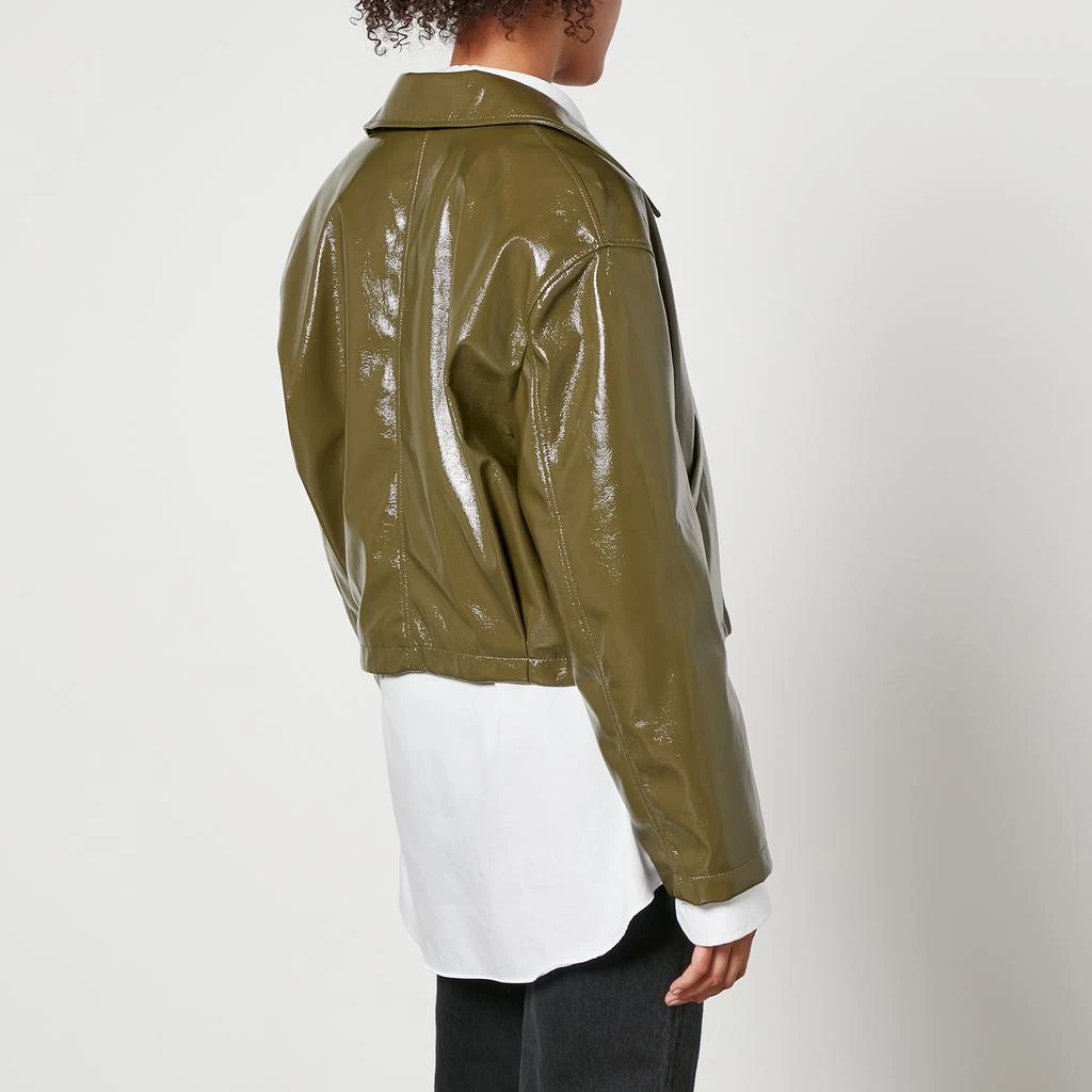 Jakke Naomi Cropped Padded Faux Leather Jacket 2
