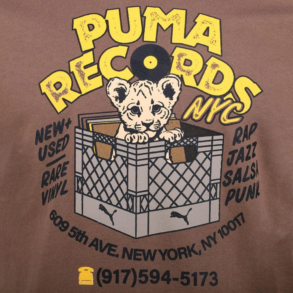 Puma NYC Records Graphic Crew Neck Short Sleeve T-Shirt 3