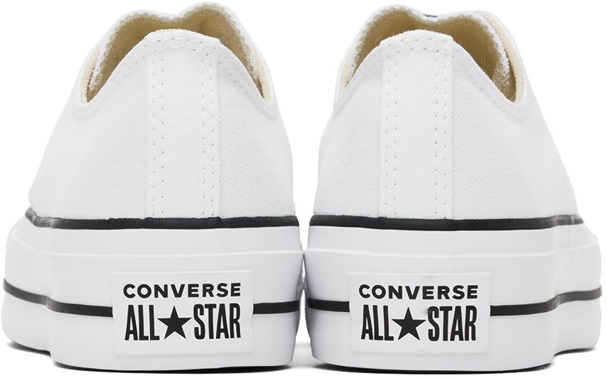 Converse White Chuck Taylor All Star Lift Low Top Sneakers