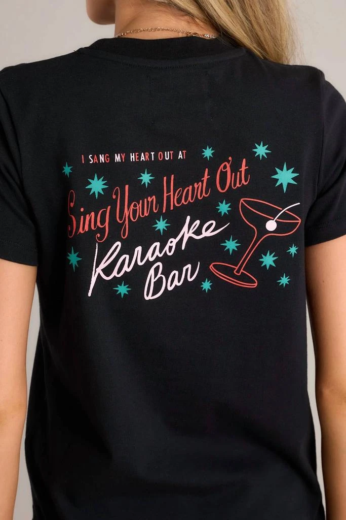 ban.do Sing Your Heart Out Retro Tee In Black 4