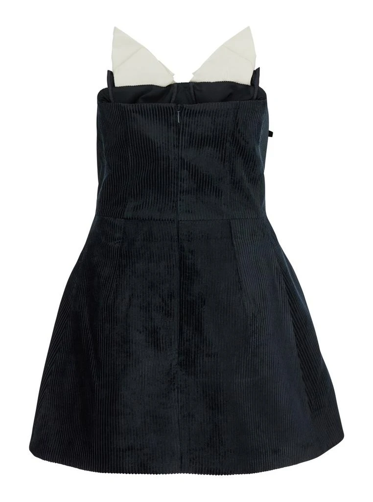 Shushu/Tong SHUSHU/TONG Bustier Velvet Effect Dress 2