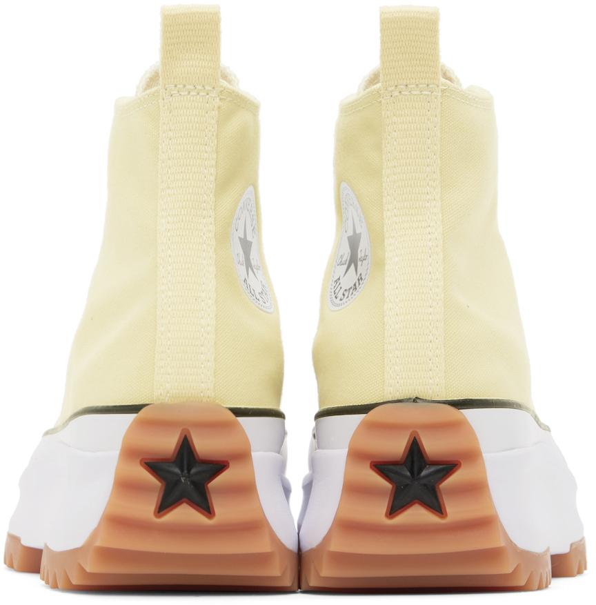 Converse Yellow Run Star Hike Hi Sneakers