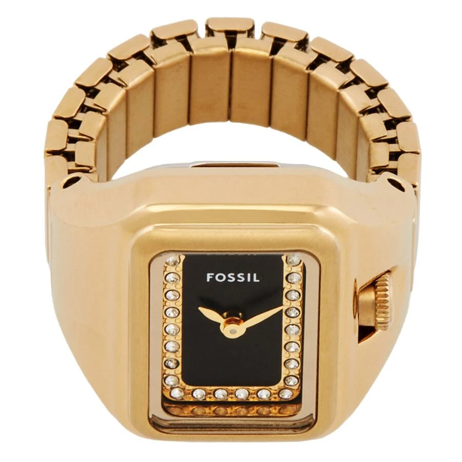 Fossil Raquel Watch Ring Two-Hand Gold-Tone Stainless Steel Watch ES5447 2