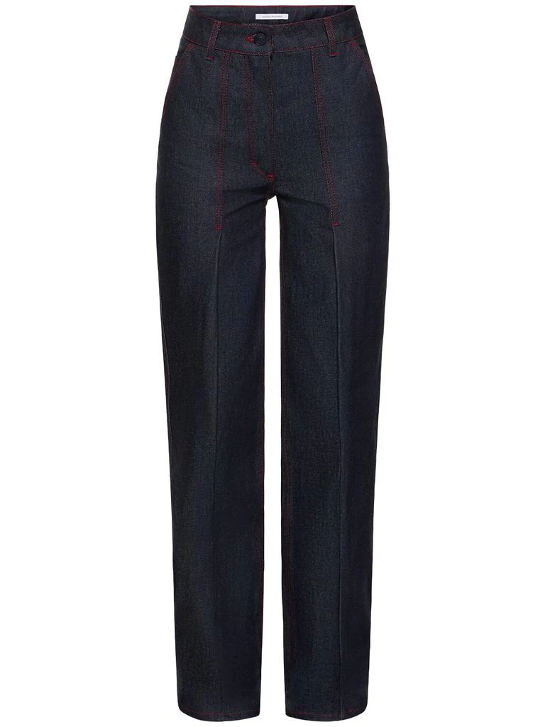 CECILIE BAHNSEN Sixta High Rise Straight Jeans 1