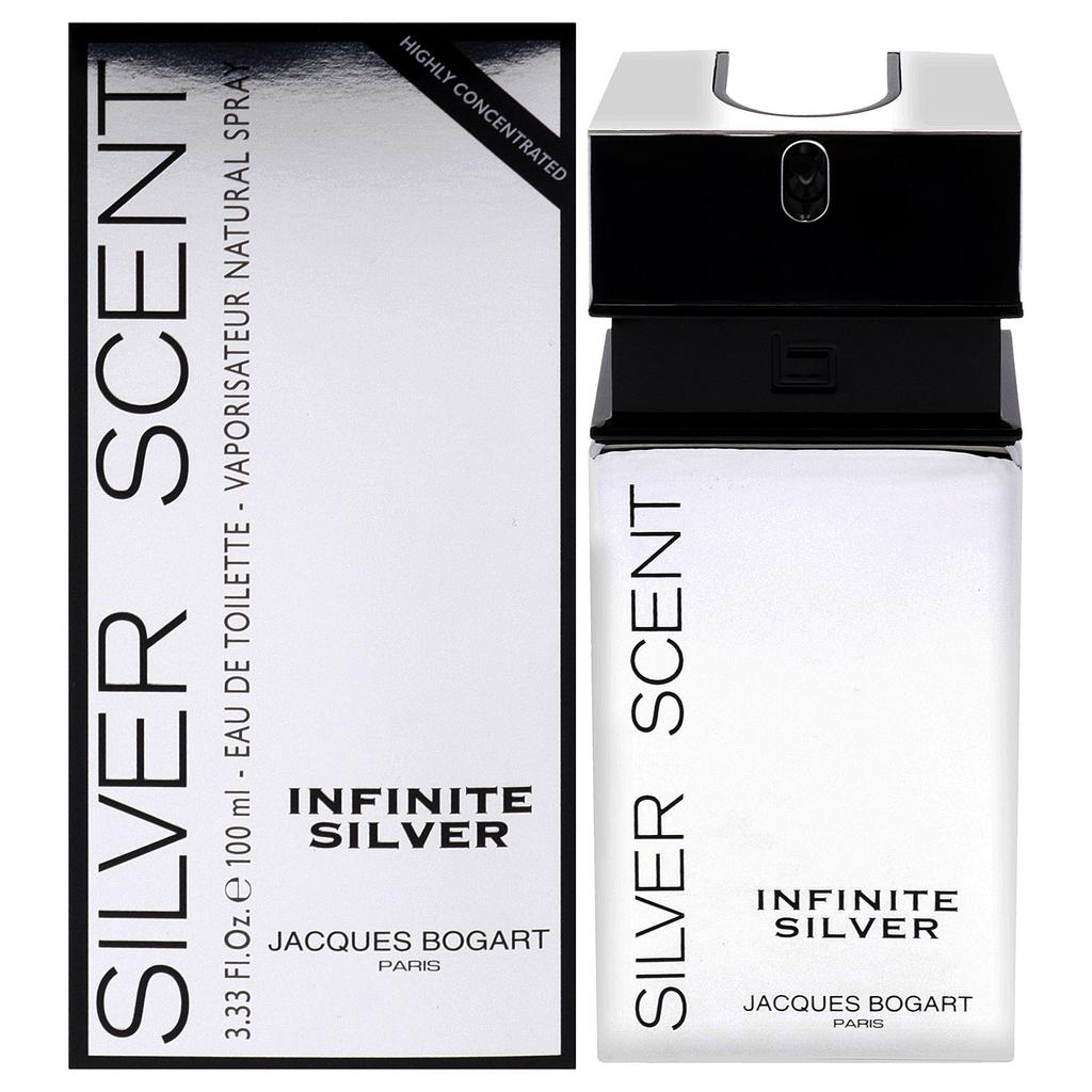 JACQUES BOGART Silver Scent Infinite Silver by  for Men - 3.33 oz EDT Spray