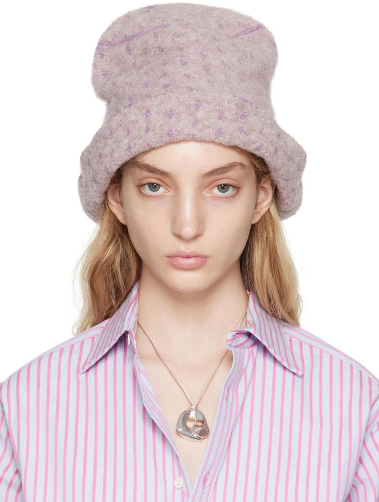 EMILY DAWN LONG SSENSE Exclusive Beige 'A Hat Named Wanda' Hat 1