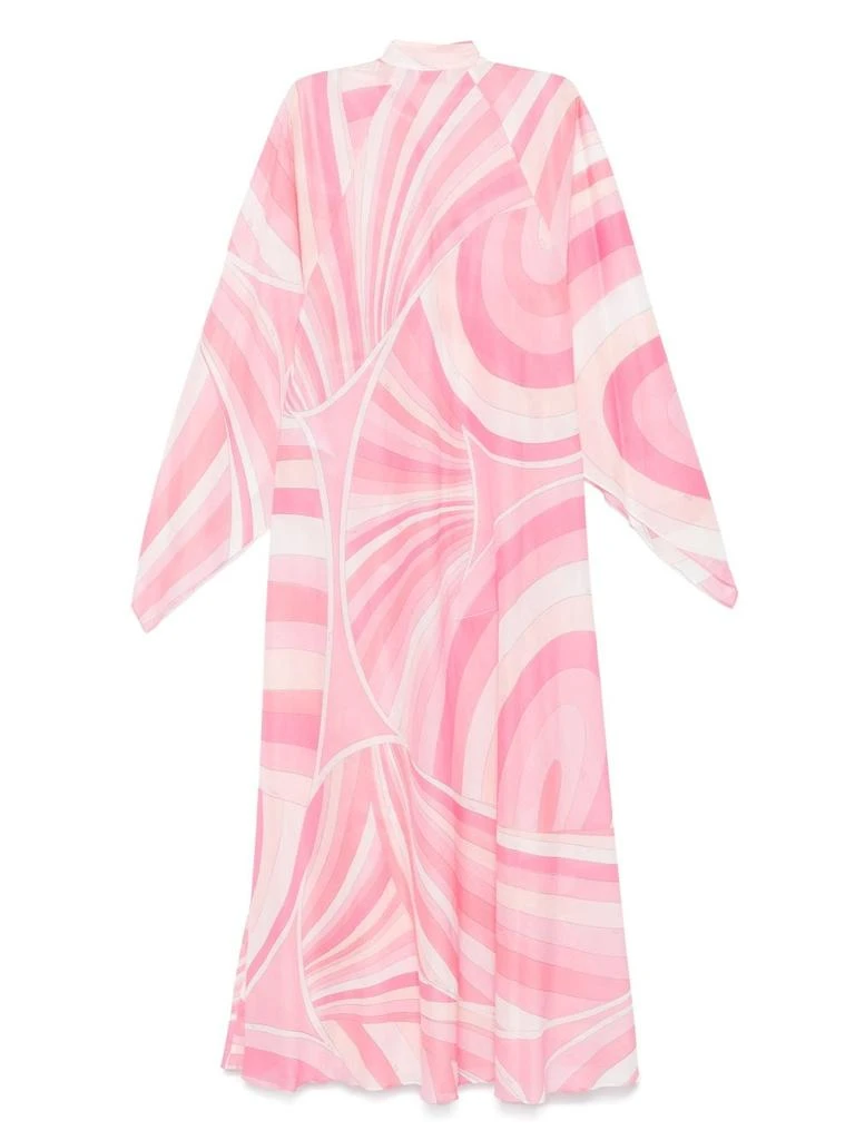 EMILIO PUCCI PRINTED COTTON KAFTAN DRESS 2