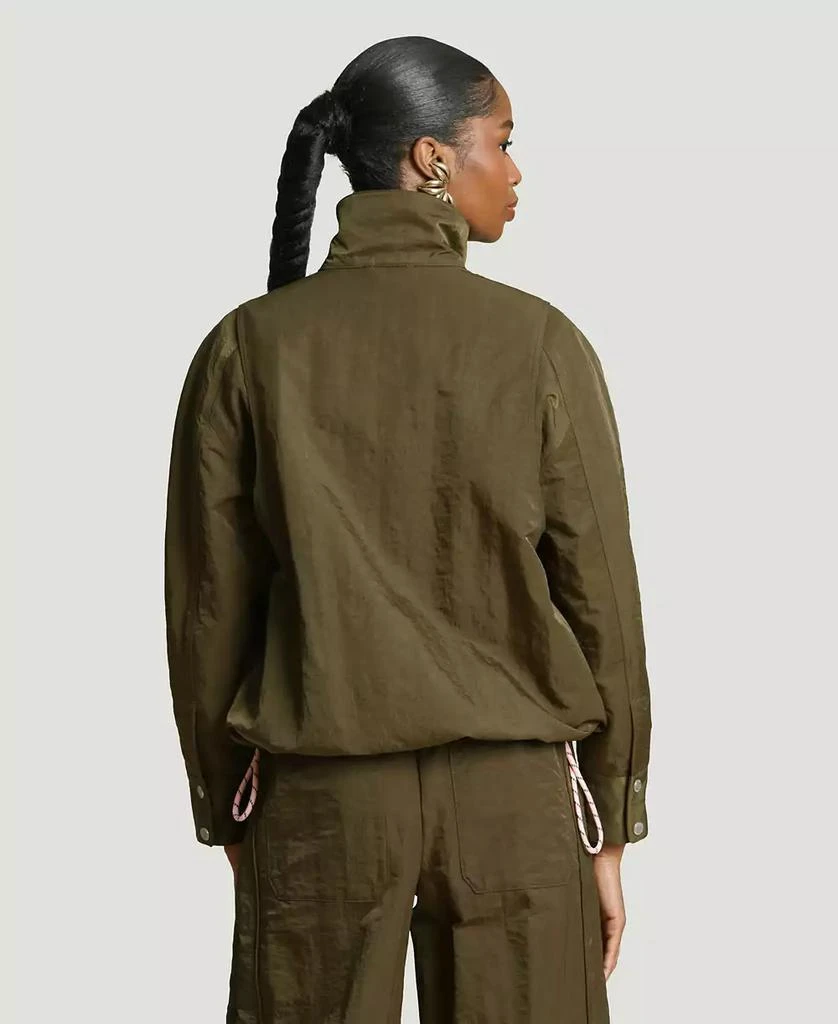 Avec Les Filles Women
s Mock Neck Track Jacket 5