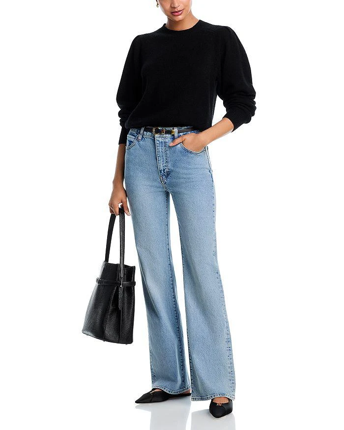 AQUA AQUA 100% Cashmere Puff Sleeve Sweater - Exclusive 2