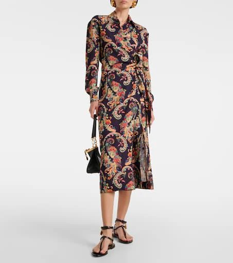 ETRO Paisley shirt dress 2