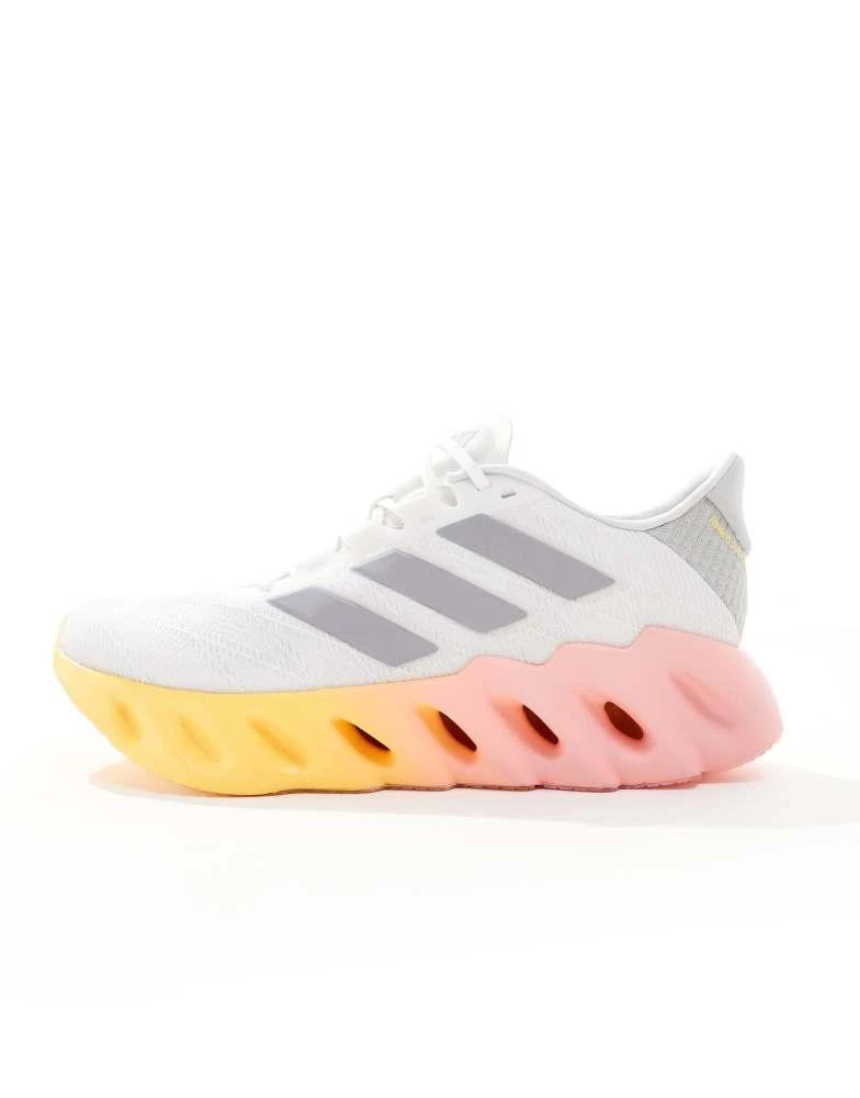 Adidas adidas Running Switch FWD 2 trainers in white and orange 2
