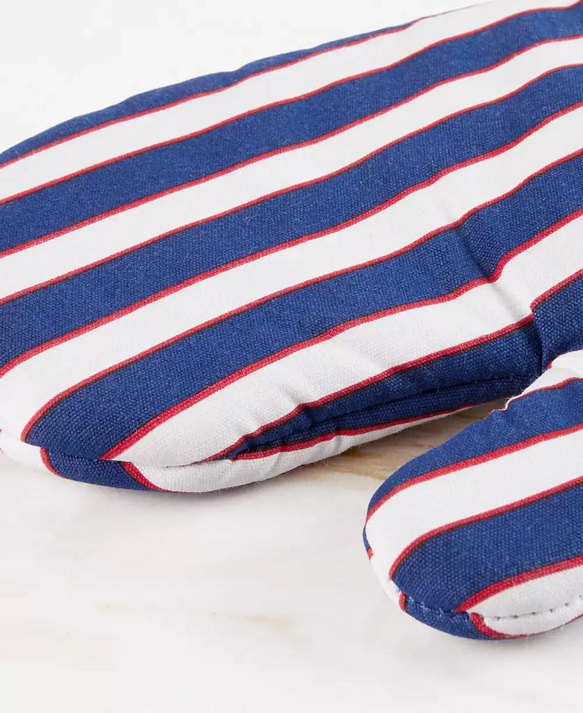 Kate Spade Botanical Stripe Oven Mitt 2-Pack Set, 7" x 13" 14