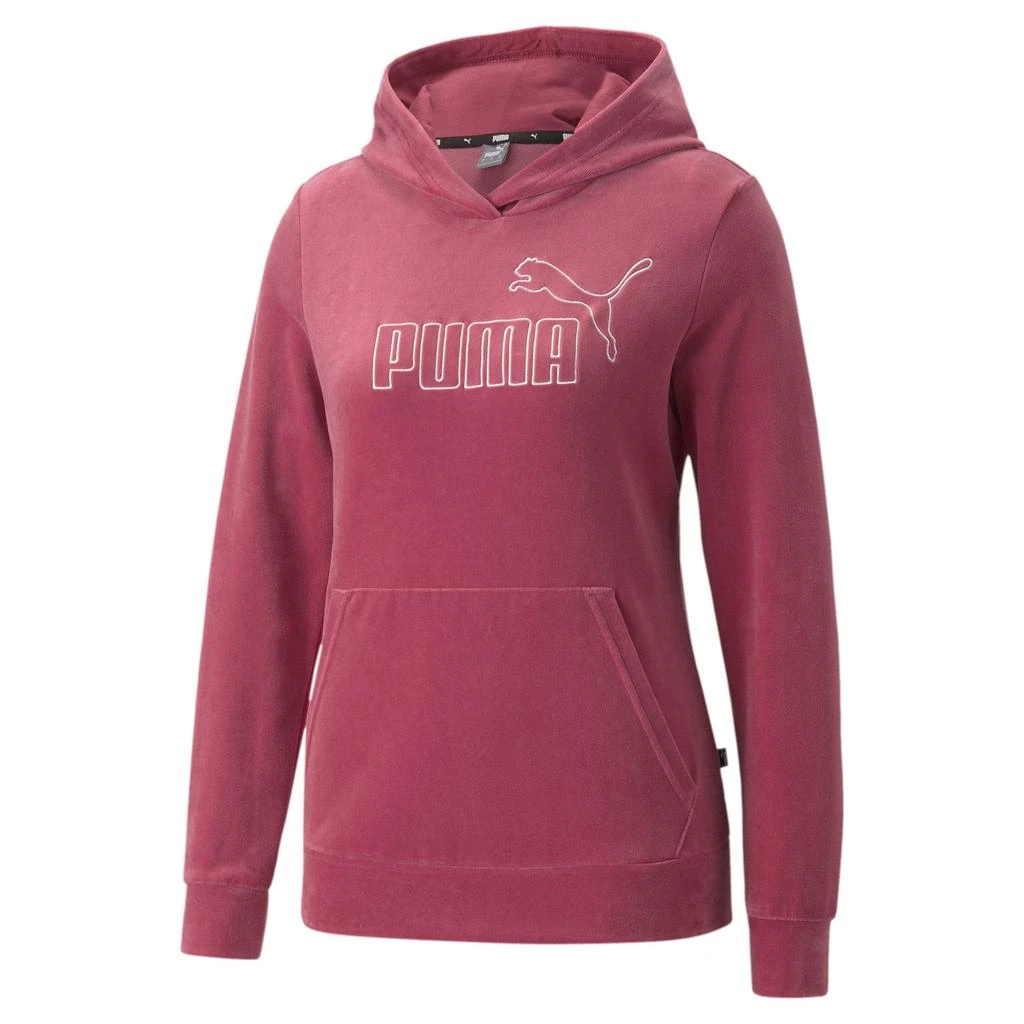 Puma PUMA Women's Essentials+ Velour Hoodie 1