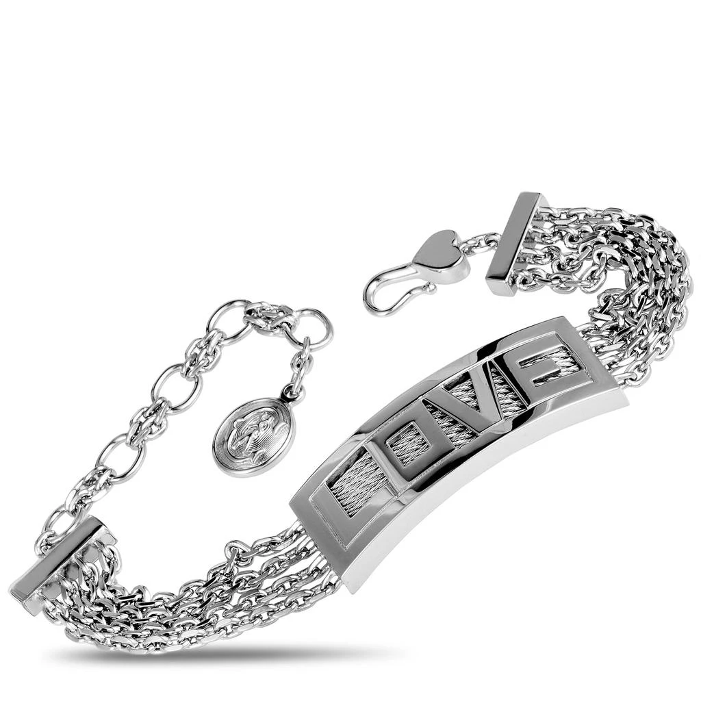 Charriol Forever Love Stainless Steel Bar Bracelet 3