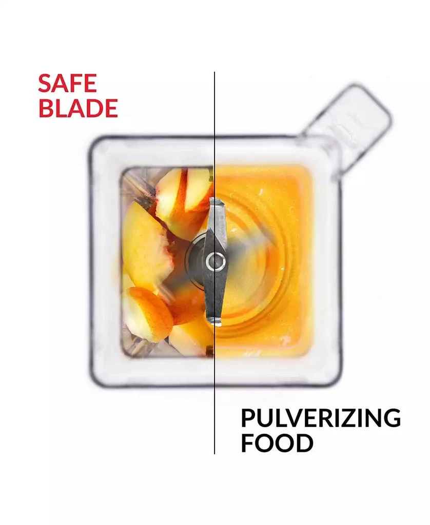 Blendtec Professional 800 Blender, 34 oz GO Travel Bottle, 90 oz WildSide+ Jar, and Spoonula Spatula - Kitchen Blender Bundle - Black 5