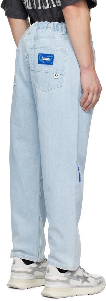 AAPE Blue 'AAPE NOW' Jeans 3